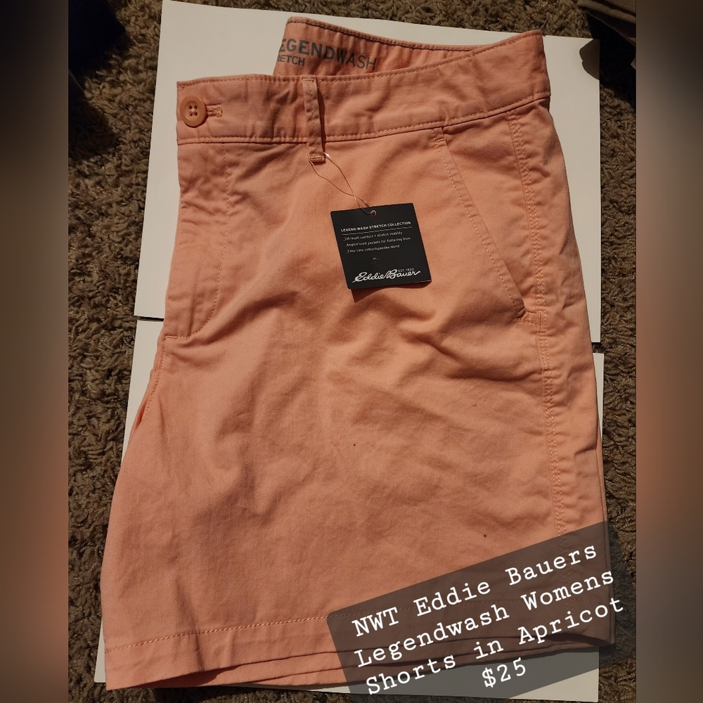 NWT Eddie Bauer Shorts in Apricot